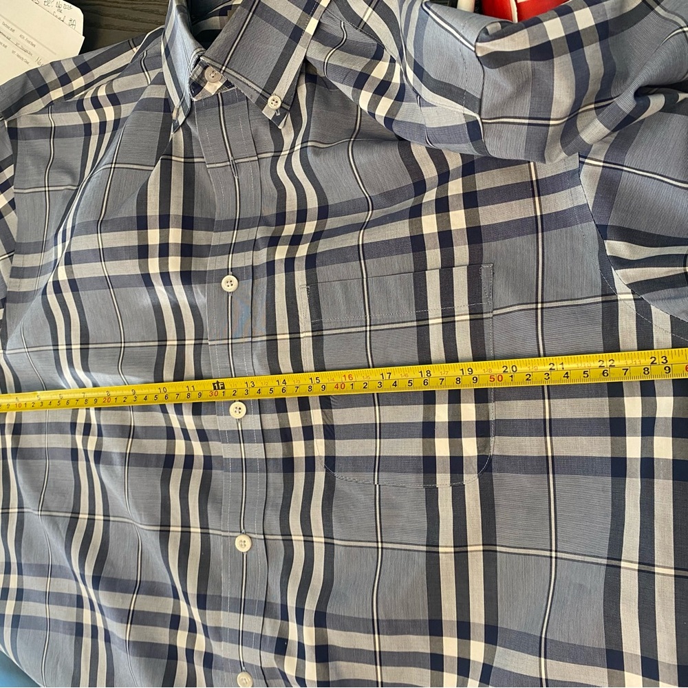 Daniel Cremieux Men's Blue Plaid Shirt - Picture 8 of 8